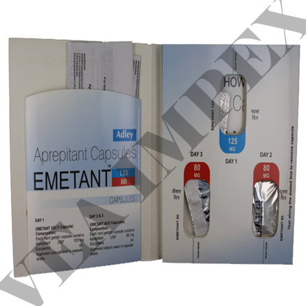 Emetant 125 Mg(aprepitant Capsules) - Drug Type: General Medicines