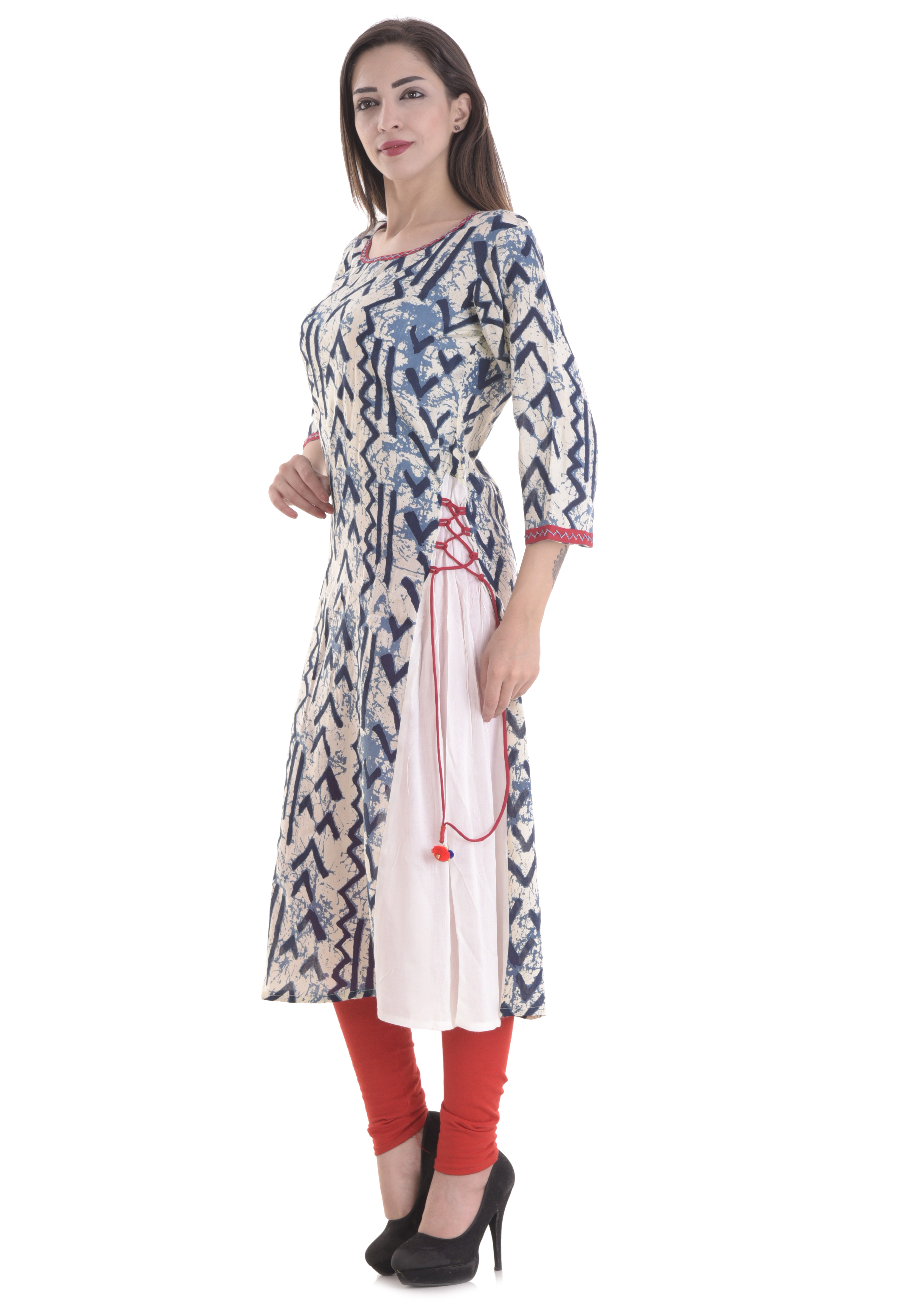 Multi Color Ladies Designer Long Kurti