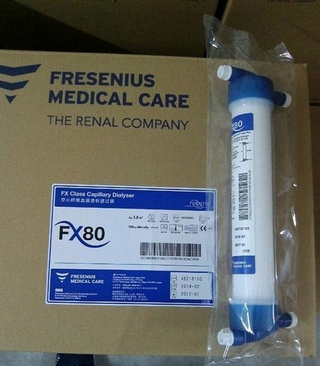 High Flux Dialyzer - Plastic Material, Compact Blue And White Design | Enhanced Purity With Steam, High Endotoxin Retention Capacity, Assorted Technical Specifications