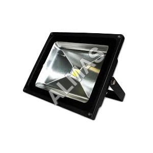 OSRAM LED Flood Light - 50 Watt | Aluminum Material, IP65 Rating, 150mm x 150mm x 80mm Dimensions, 120-Degree Beam Angle, Black Color