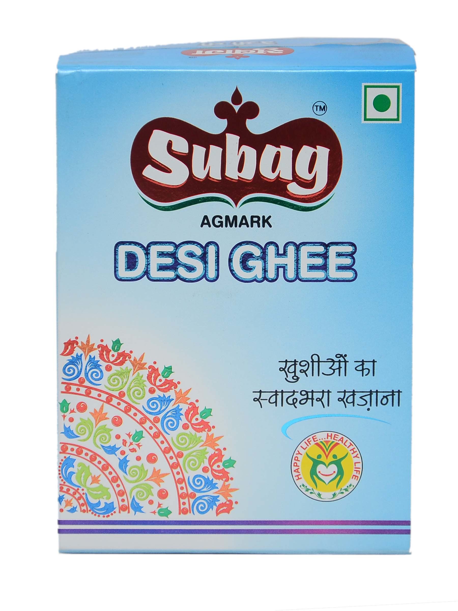 Subag Buffalo Ghee - Pure Milk Butter, Agmark Certified , Yellow Aroma-infused Delight For Healthy Cooking