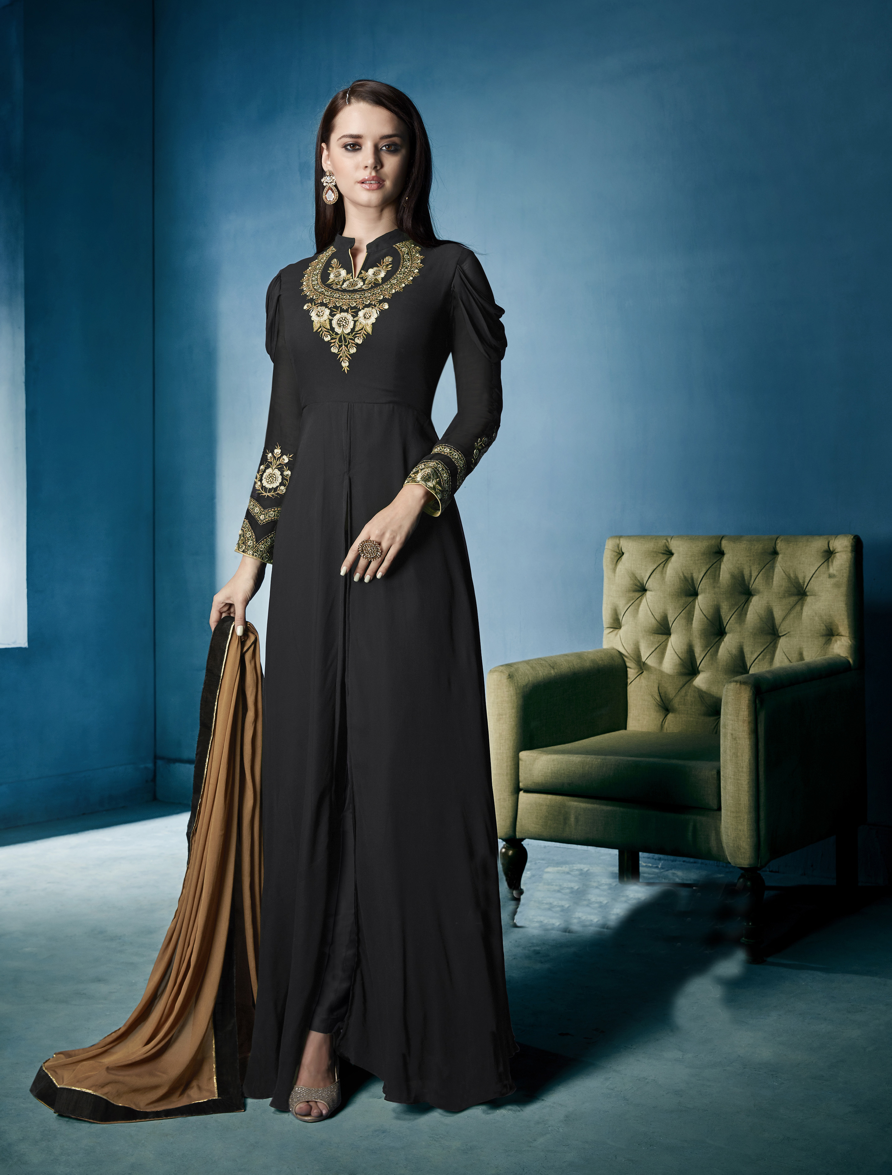 As Per Image Anarkali Georgette Suits