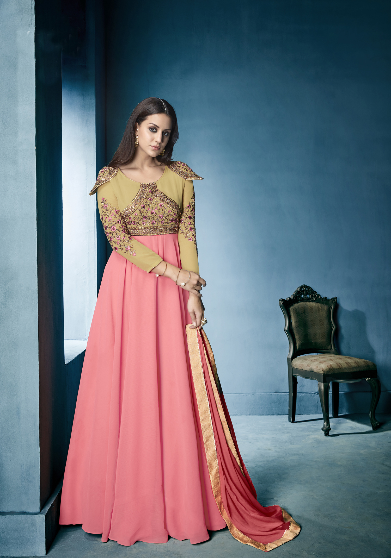 As Per Image Anarkali Georgette Suits