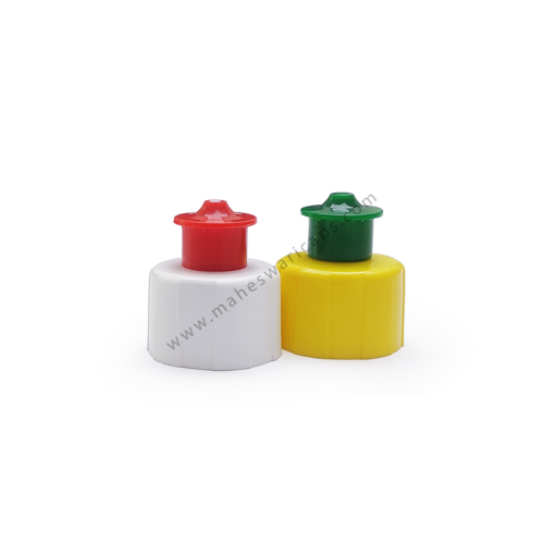 Yellow Pull Push 28Mm Cap