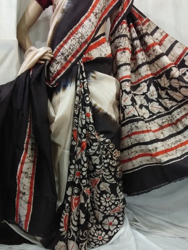 सिल्क में बतिक साड़ी