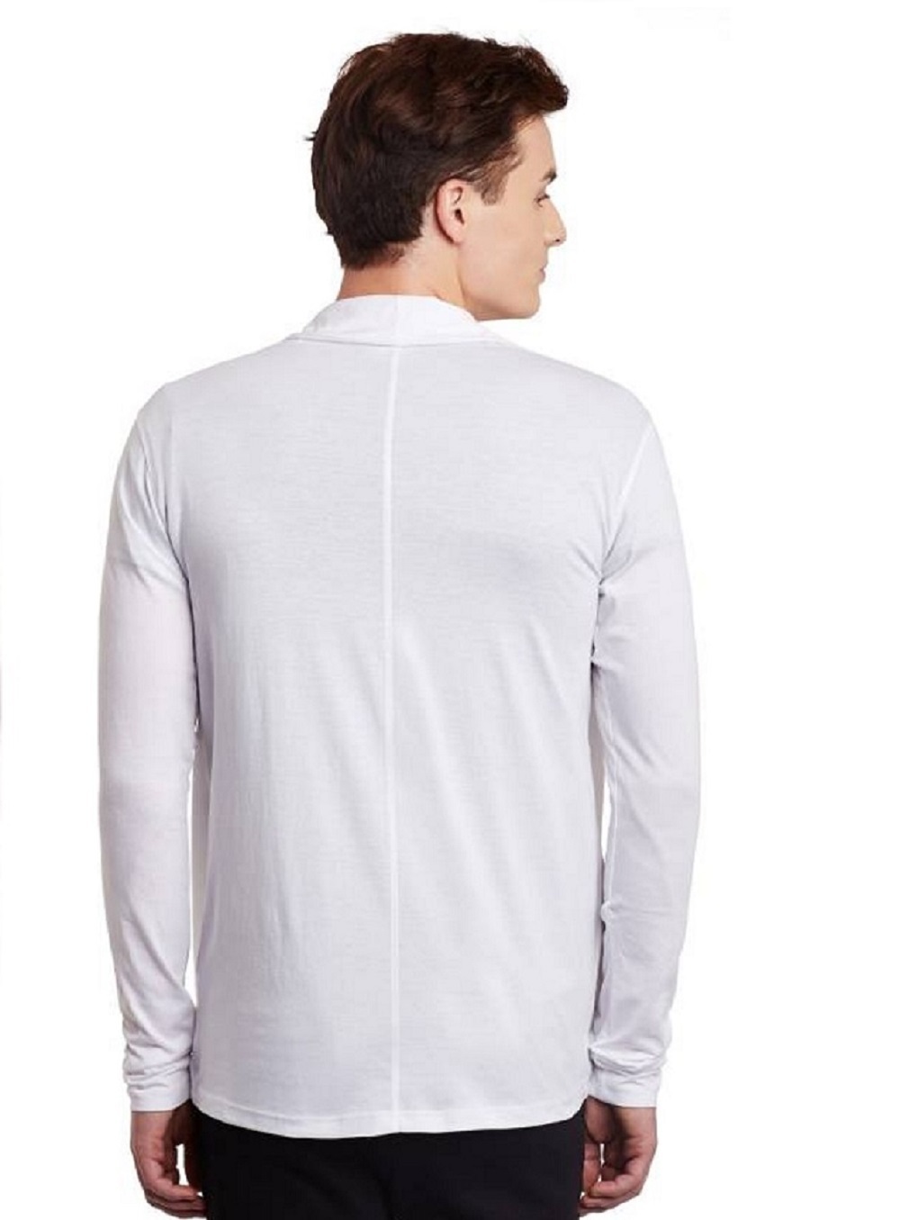 Gifteniaa Men's White Plain Shrug - Cotton Material, Available Sizes L-xxl | Comfortable, Lightweight, Casual Style With Trendy Design