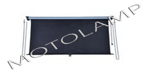 विंडशील्ड सनवाइजर शटर टाइप बॉडी मटेरियल: स्टील रॉड के साथ फाइबर