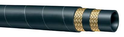 Tractor Trolley Hose - Synthetic Rubber Tube, 3/8 To 1/2 Inch Size, Black Color | High Tensile Steel Wire Reinforcement, -40 C To +70 C Temperature Range, Oil And Weather Resistant