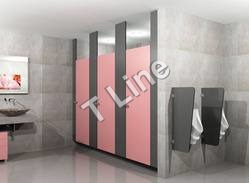 स्टेनलेस स्टील सीलिंग हंग मॉड्यूल टॉयलेट पार्टिशन