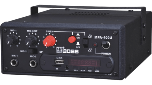 HTIONE BOSS MPA400U मोबाइल पीए एम्प्लीफायर अंतर्निहित प्लेयर