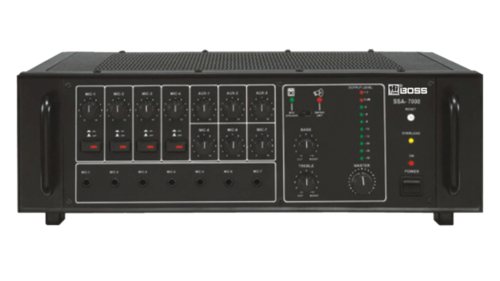 Aluminum Alloy Ssa7000 High Power Pa Mixer Amplifiers