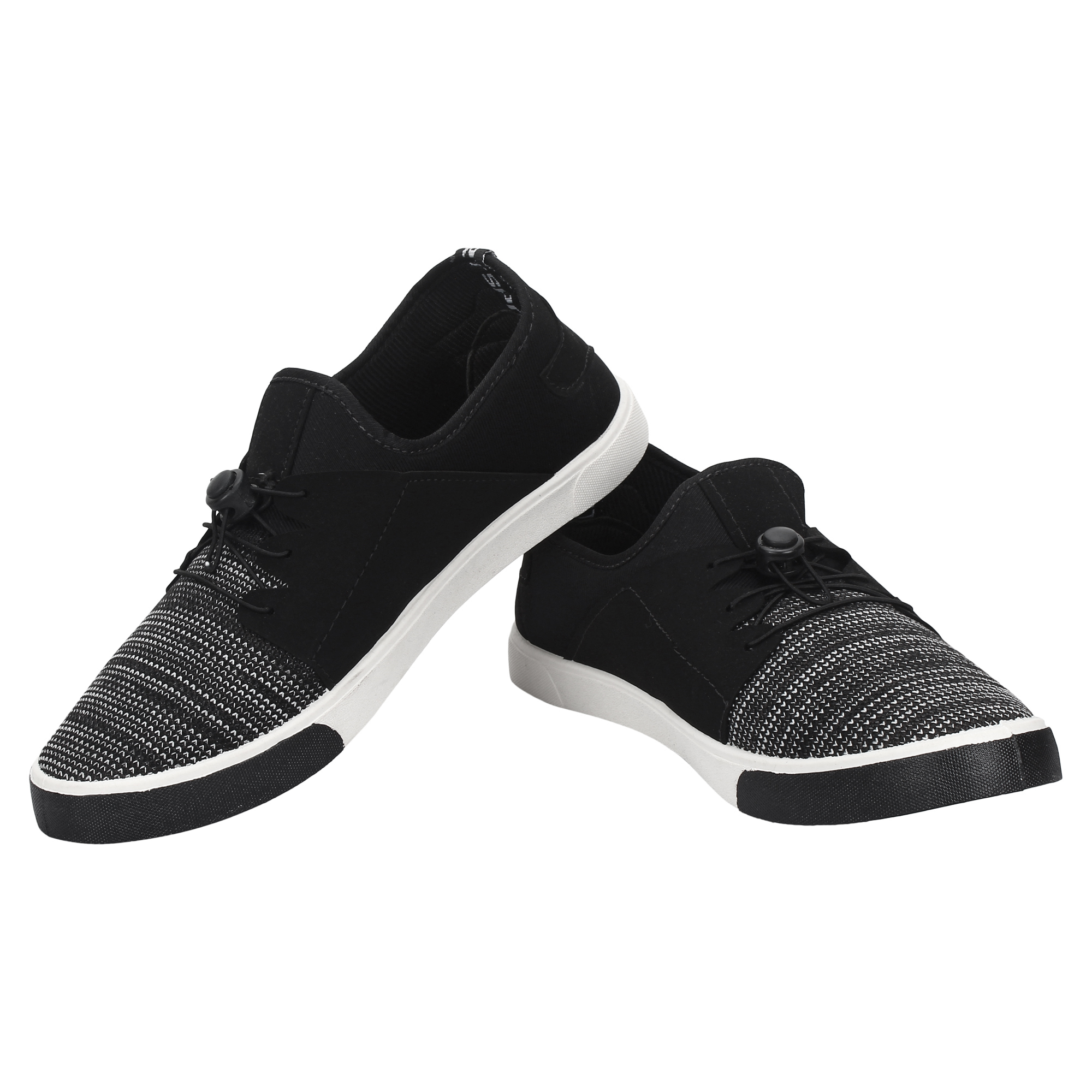 Sporter Men/boys Canvas Black-1015 Loafers & Moccasins