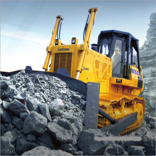 Bulldozer - Max Torque 1509 Nm, 6 Cylinders, 38.2 Ton Operating Weight, 350 HP Power, Turbocharged Engine, Hydraulic System, Yellow Finish