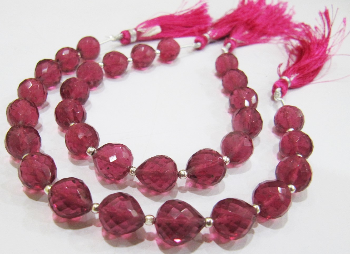 Red Aaa Quality Rubellite Pink Quartz Heart Shape Faceted
