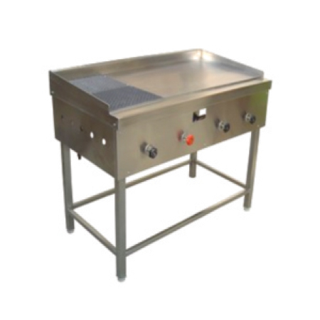 Dosa Griddle Plate - Stainless Steel, 36" x 24" Dimensions , 1500 Watts Power, 120V Voltage, 100-400°F Temperature Range, 50 lbs Weight, 1 Year Warranty