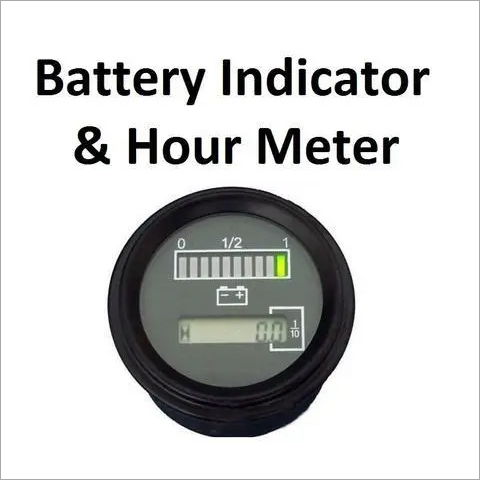 Battery Indicator - Plastic Material, 3.5 Inches Diameter, 12V to 72V Voltage Range | Portable Panel Mount, Wide Display, High Accuracy ±1% Full Scale, Operating Temperature -20°C to +60°C