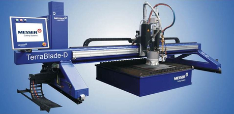 CNC Profile Cutting Machine - Metal, Large Cutting Area, Blue, High Production Capacity, High-Speed Plasma Cutting, Advanced CNC Control System