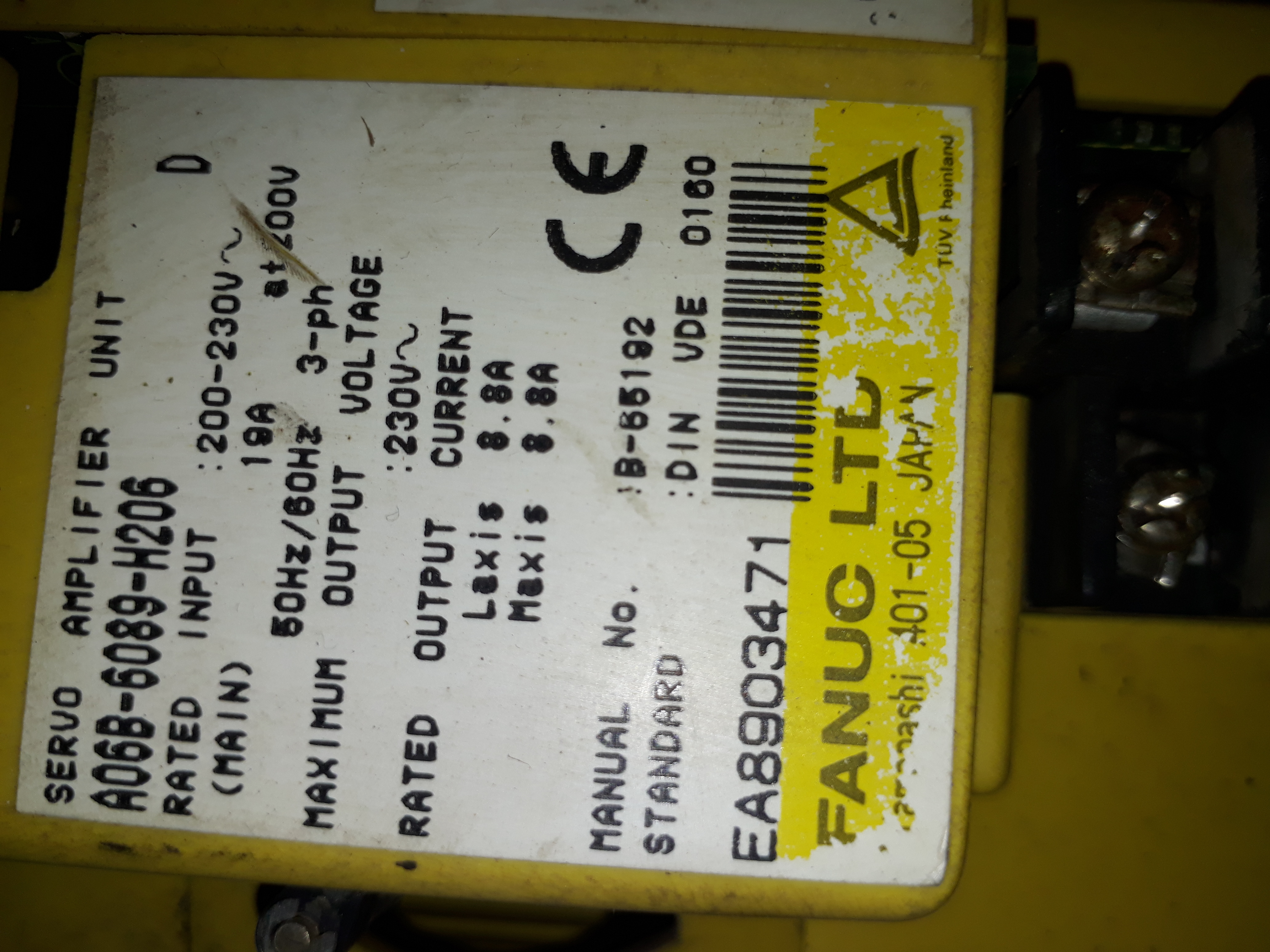 Fiber Fanuc A06b-6089-h206
