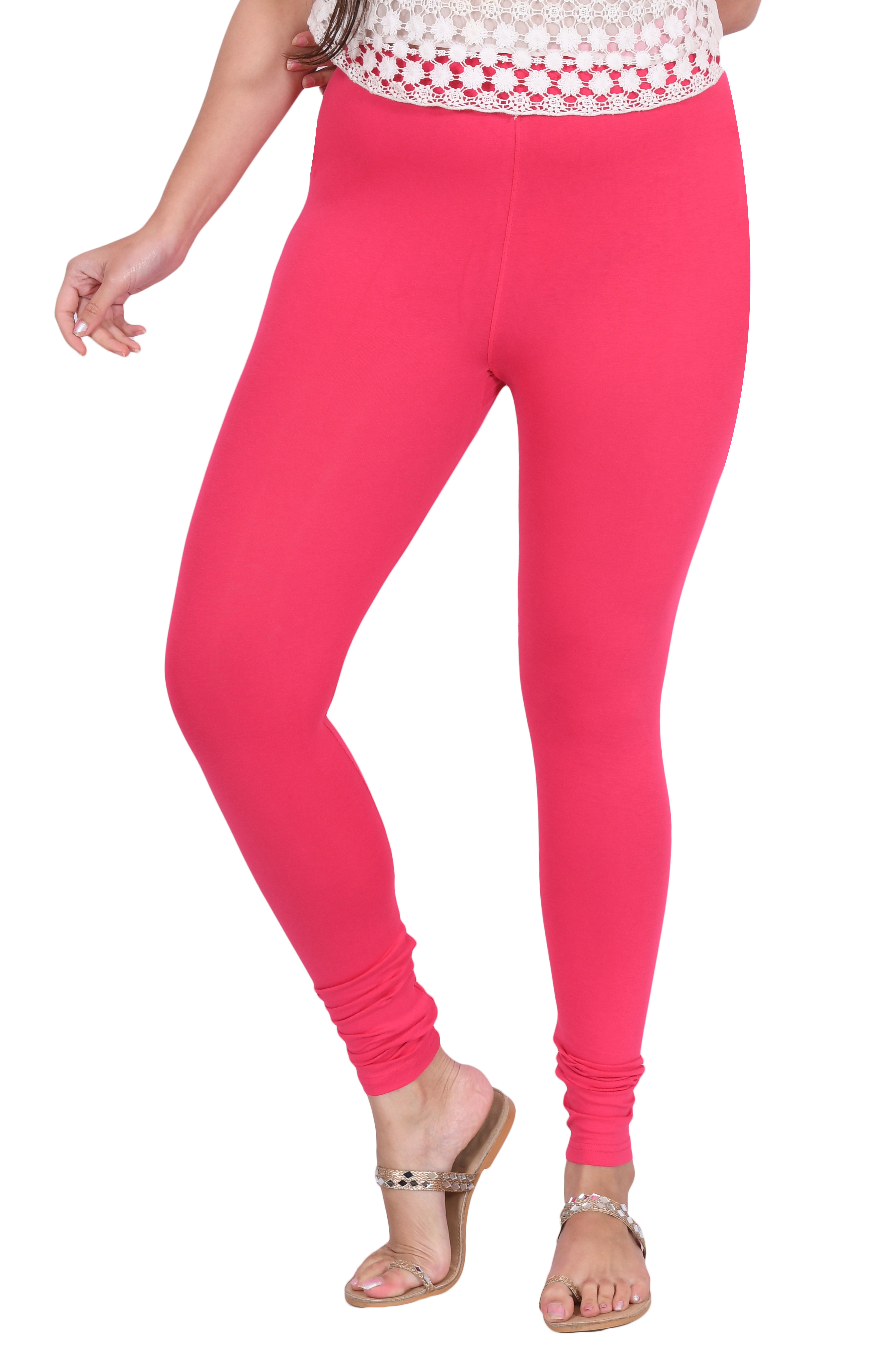 Lycra Bio Wash Leggings - Soft Cotton Fabric, Multi-color Options | Breathable, Non-toxic, Washable, Perfect For Modern Ethnic Look