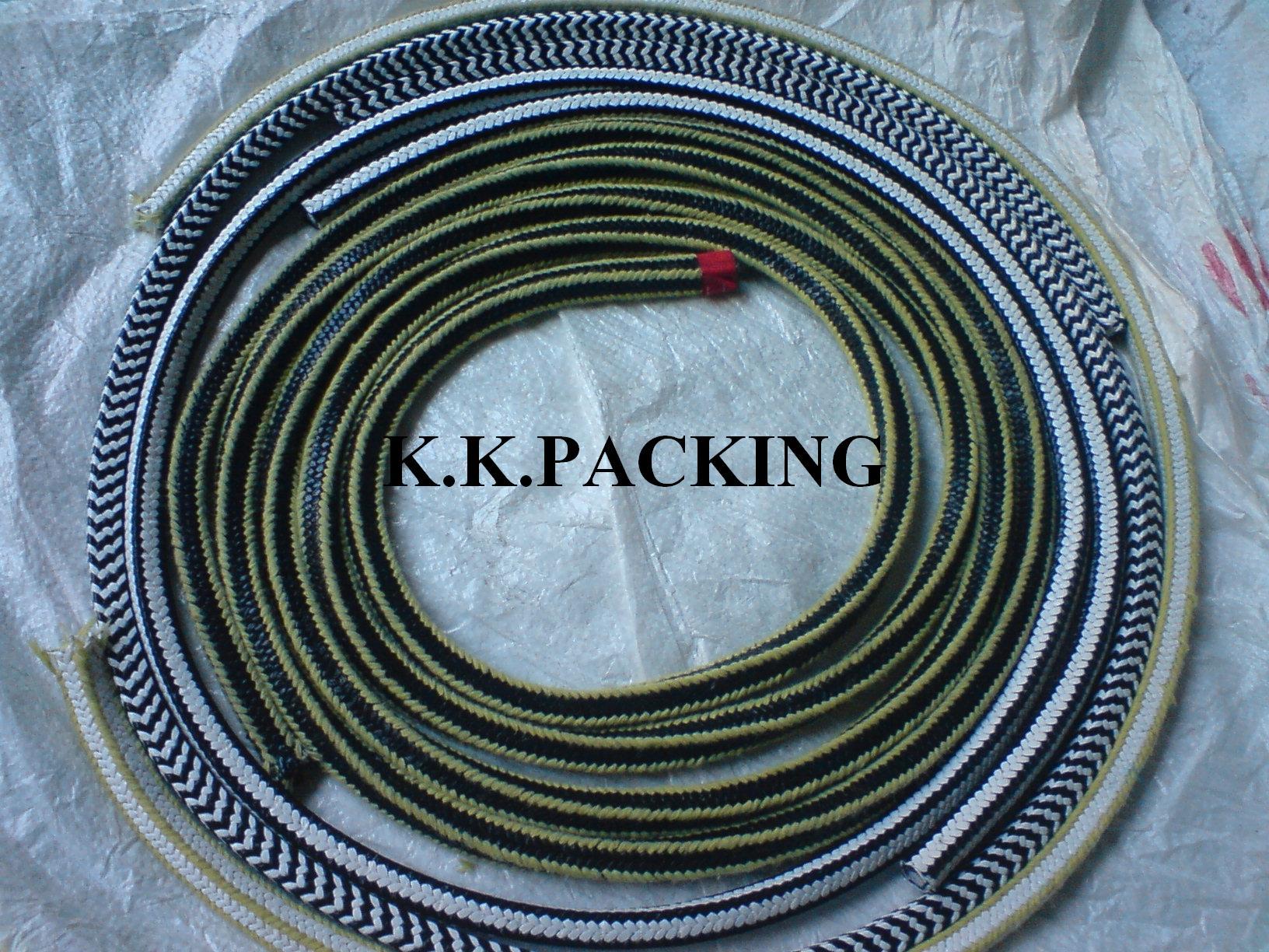 Kevlar And White Ptfe Combination Packing - Size 3mm & Up | Corrosion Protection, Smooth Edges, Seamless Finish, Working Temperature -200 To +300°c