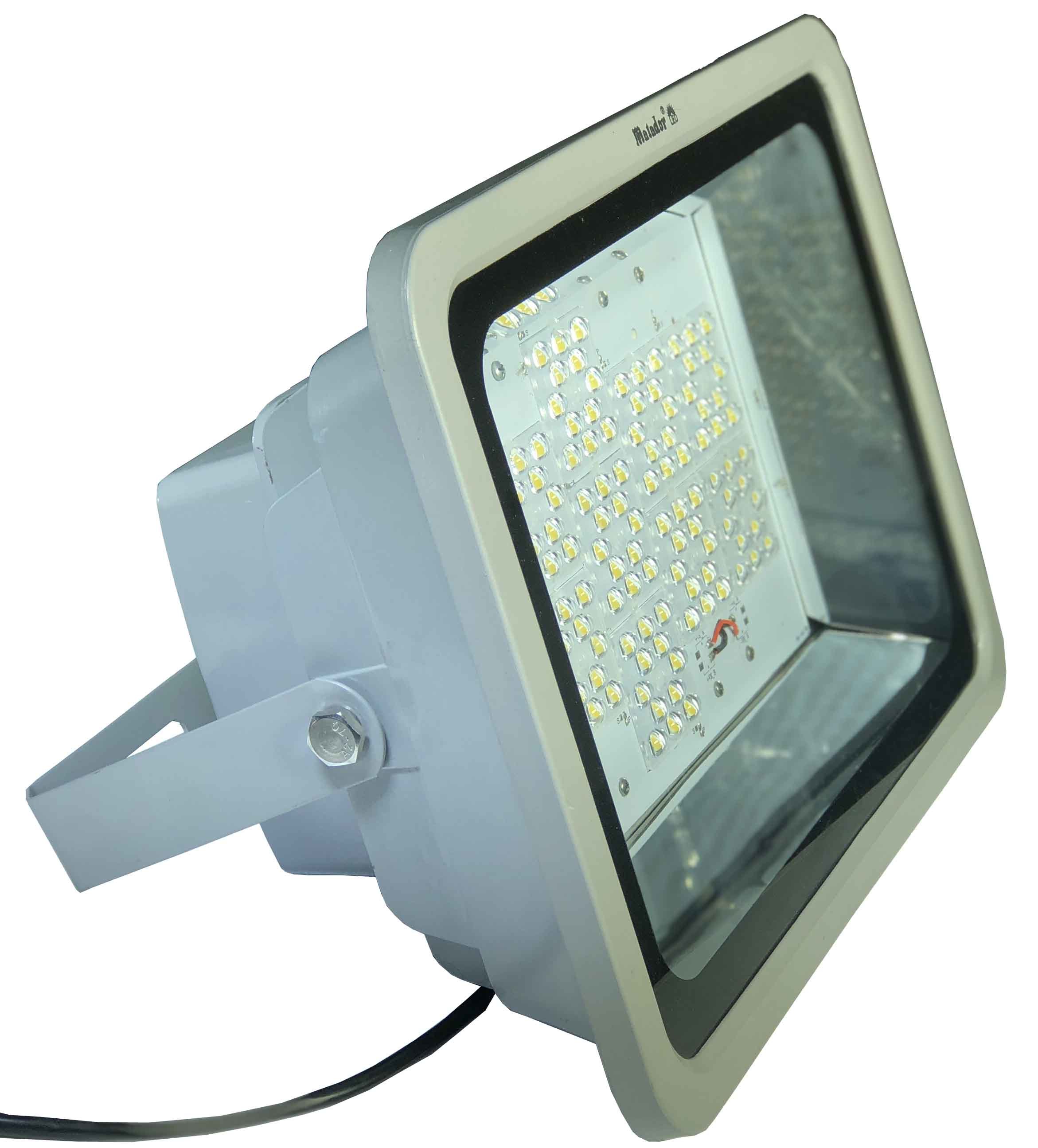 Led Flood Lights - Aluminium, 50w/75w/100w | Grey, 220v Input Voltage, Heat Resistant Glass, Power Factor 0.98, Color Temp 3000-6500k