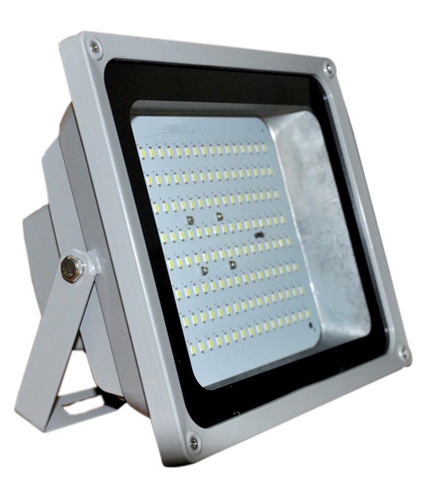 Led Flood Lights - Aluminium, 50w/75w/100w | Grey, 220v Input Voltage, Heat Resistant Glass, Power Factor 0.98, Color Temp 3000-6500k