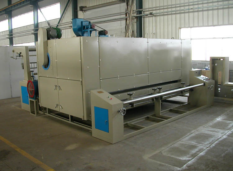 Blue And Grey Knitting Fabric Heat Setting Machine