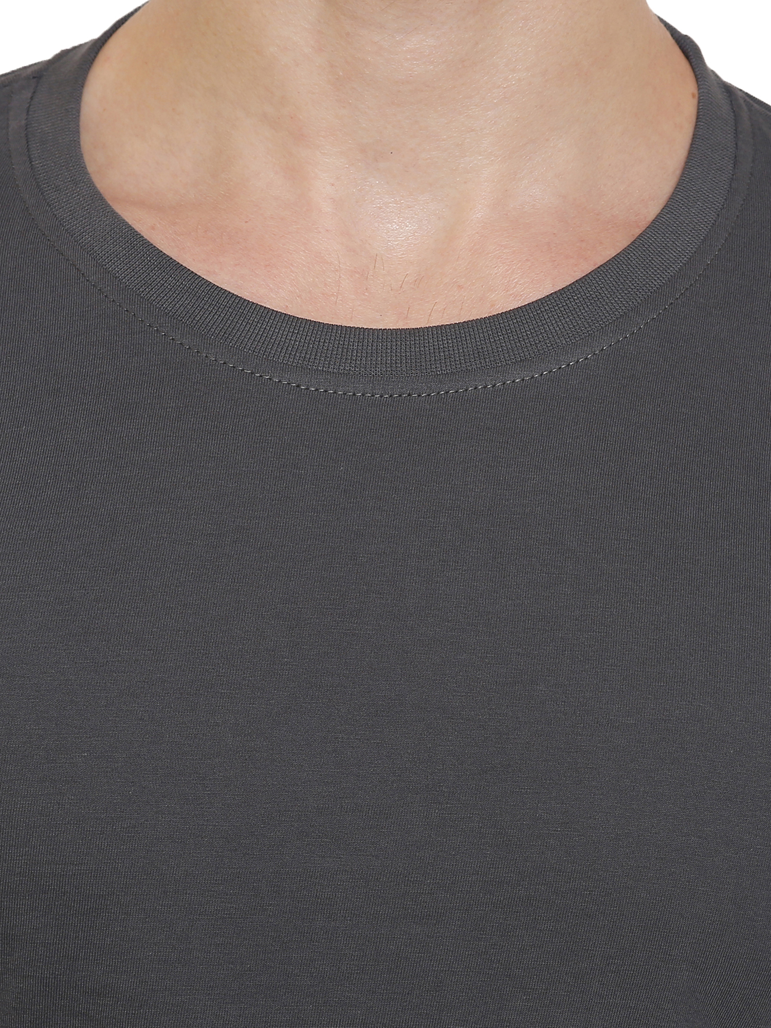 Charcoal/grey Men's Thumbole Charcoal T-shirt