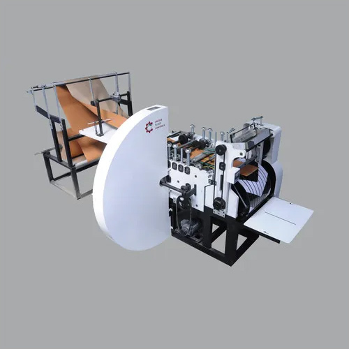 Automatic Paper Bag Making Machine - Steel, 150x100x180cm, 3kw, 330V | High Efficiency, Easy Operation, Automatic, Fast Size Change, Less Maintenance