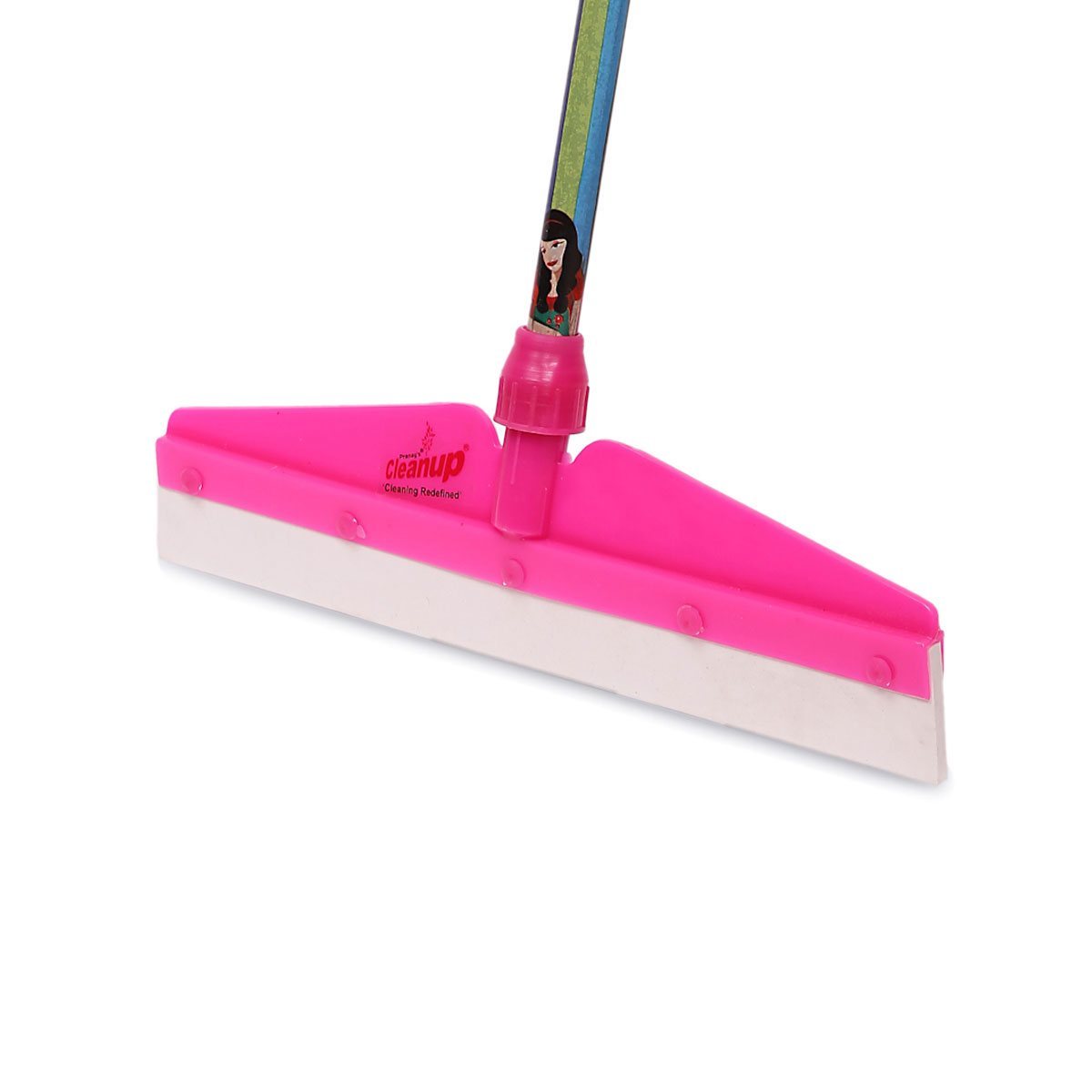Rubber Wiper - 36 Inch Length, 10 Mm Height , Pink Plastic For Utensil Cleaning