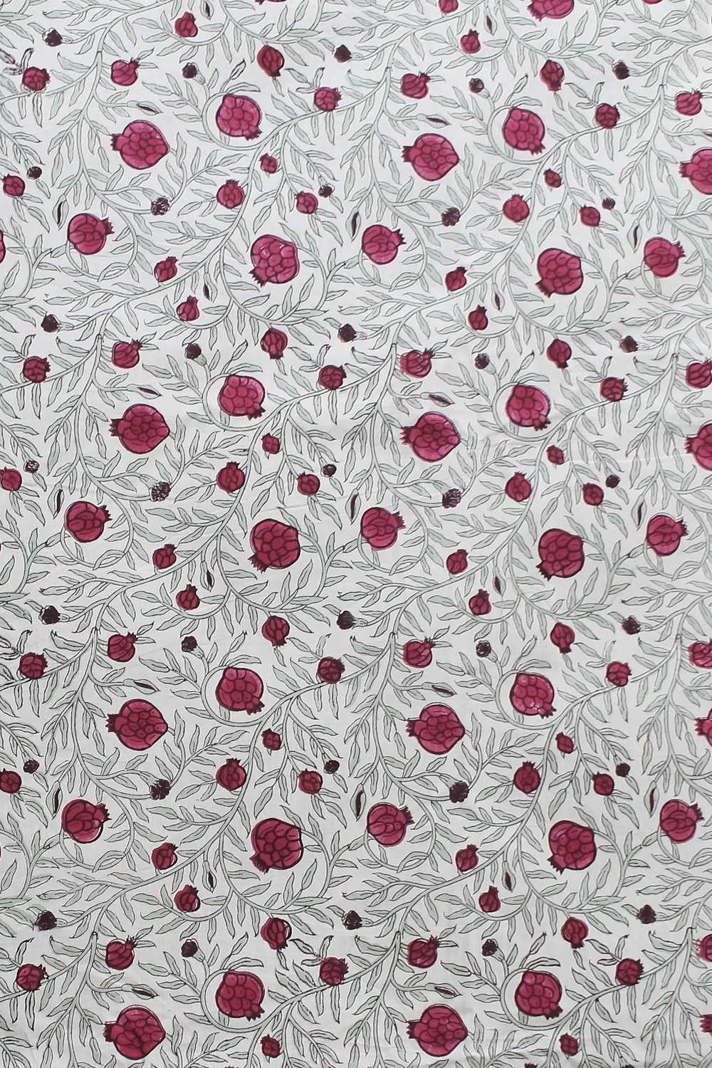 White New Block Print Bedsheets