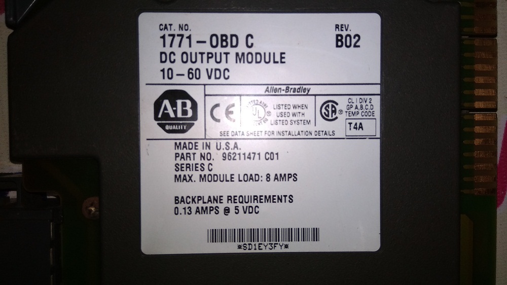 Allen Bradley Dc Output Module