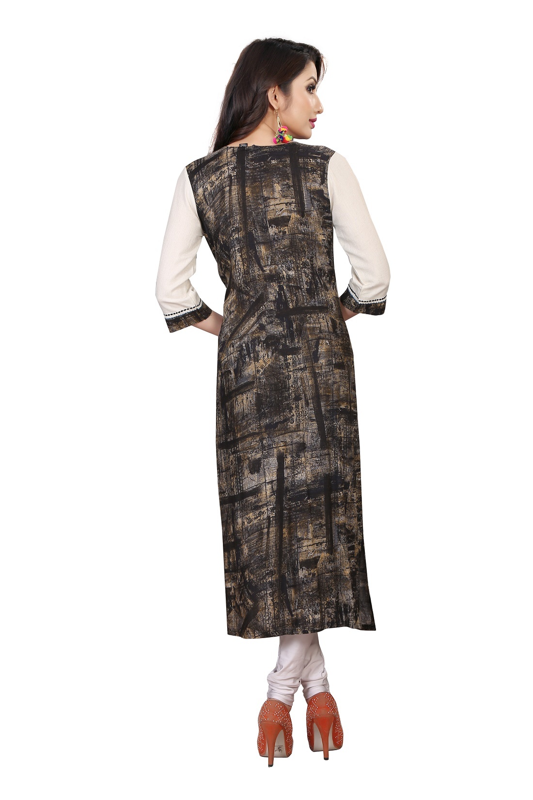 Coffee Knit Kurti