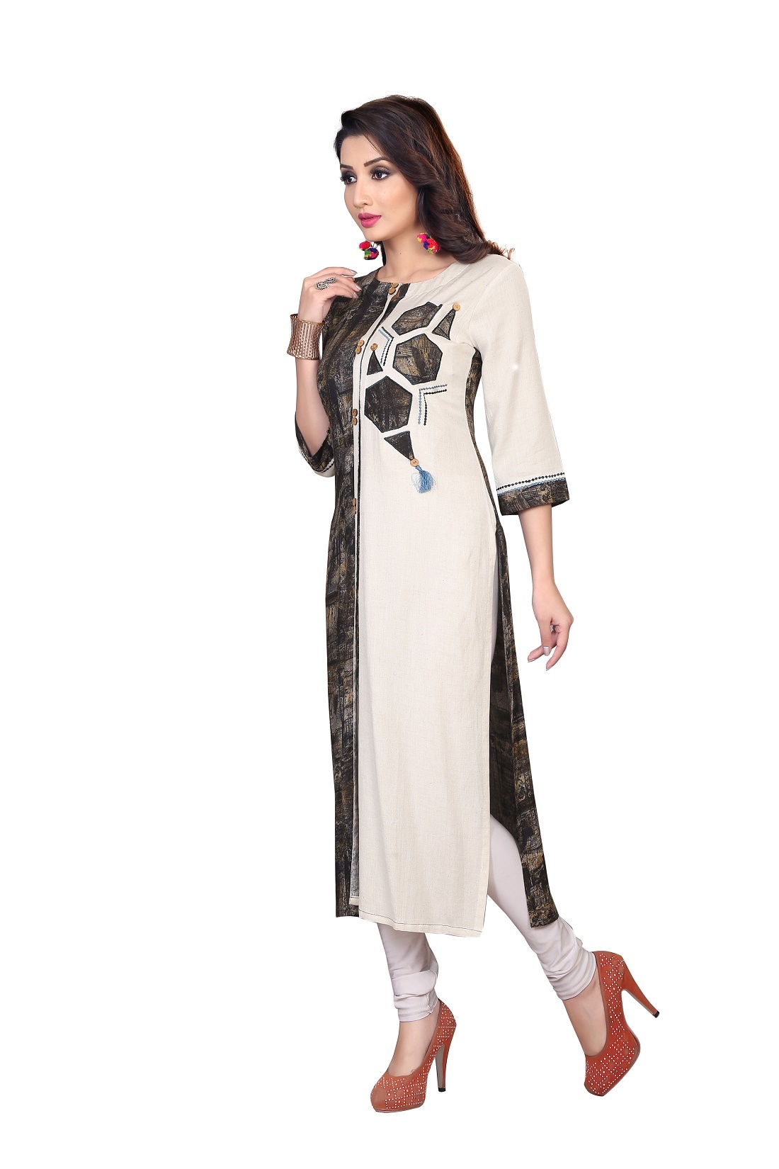 Coffee Knit Kurti