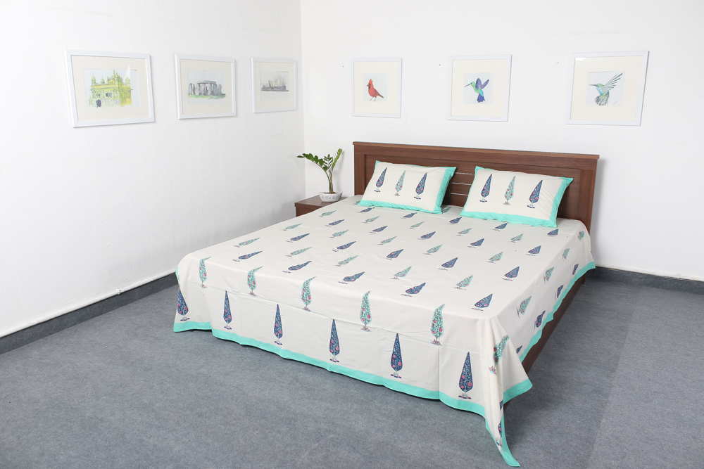 White Cotton Bedsheet