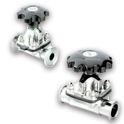 Diaphragm Valves - Cast Iron, 4-10 Kg | Silver Finish, Oil Media Compatibility