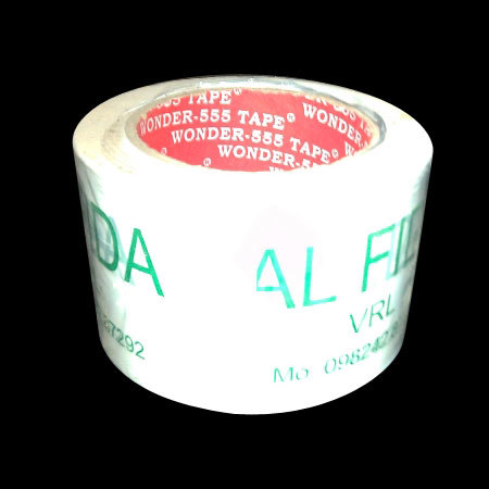 BOPP Transparent Adhesive Tape - 58.2mm Width, Single Side Adhesive | Moisture Proof, Lightweight, High Peel Strength for Bag Sealing