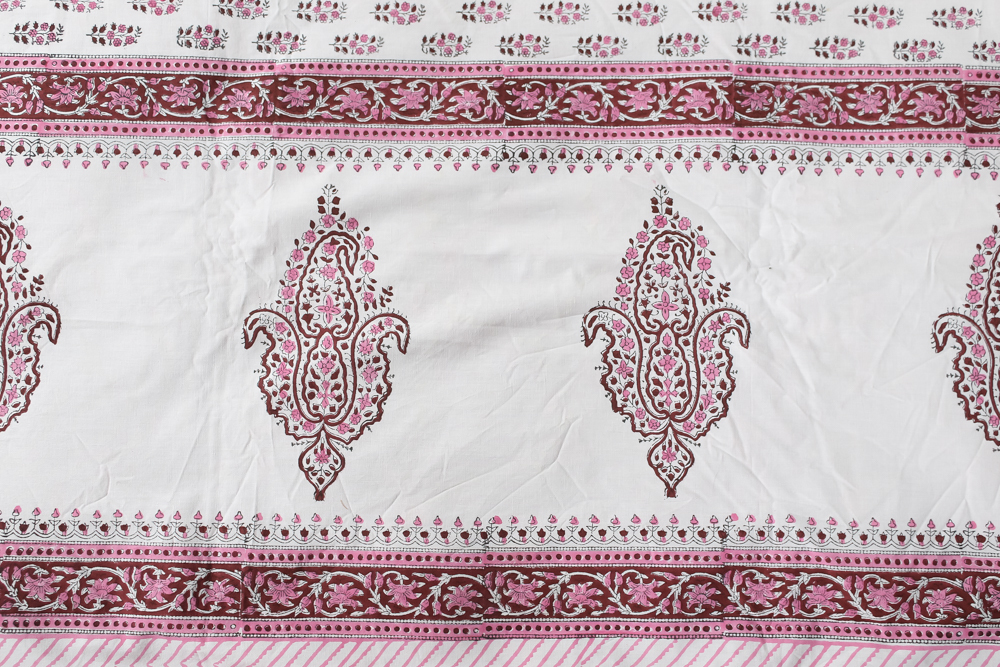 White Pure Cotton Bedsheet