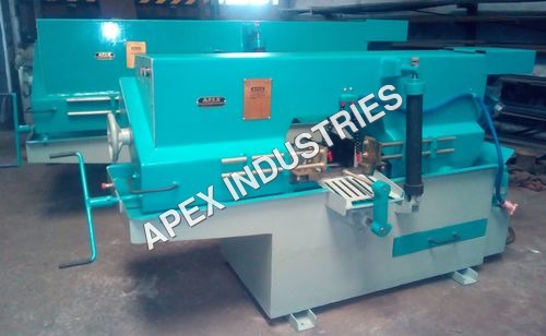 Green Semi Automatic Bandsaw Machine