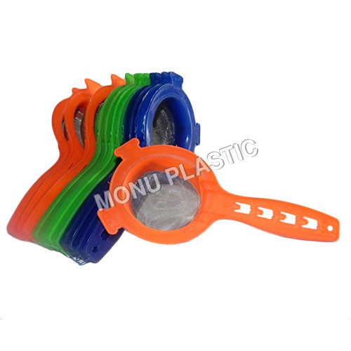 प्लास्टिक की मेश चाय छानने वाला