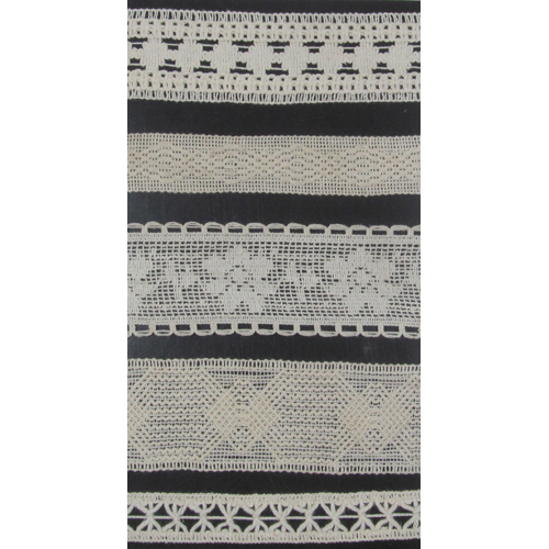 Crochete Chet Lace - Cotton, 1.5 Inches Wide X 10 Yards Long, Alluring White With Geometric Pattern | Quality-centric Design, Wear Resistant, Easy To Carry