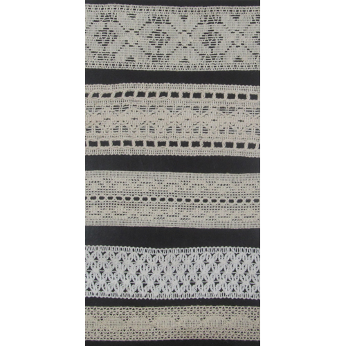 Crochete Chet Lace - Cotton, 1.5 Inches Wide X 10 Yards Long, Alluring White With Geometric Pattern | Quality-centric Design, Wear Resistant, Easy To Carry