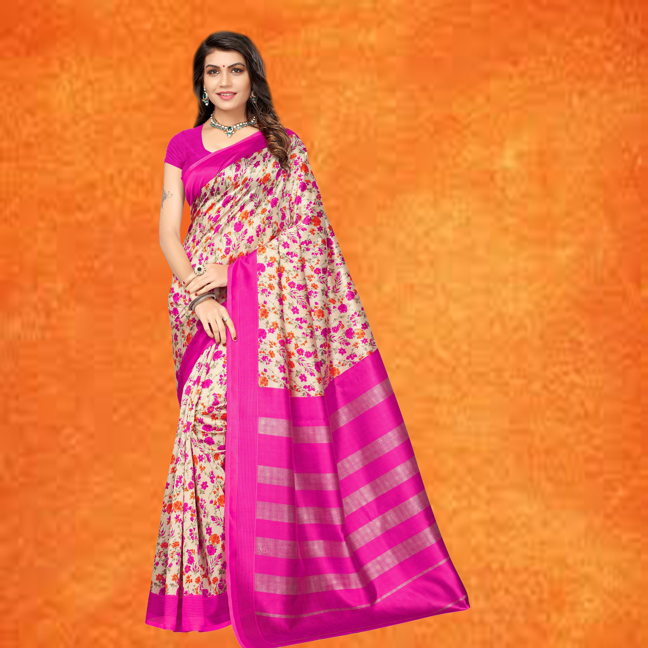 Art Silk Formal Saree