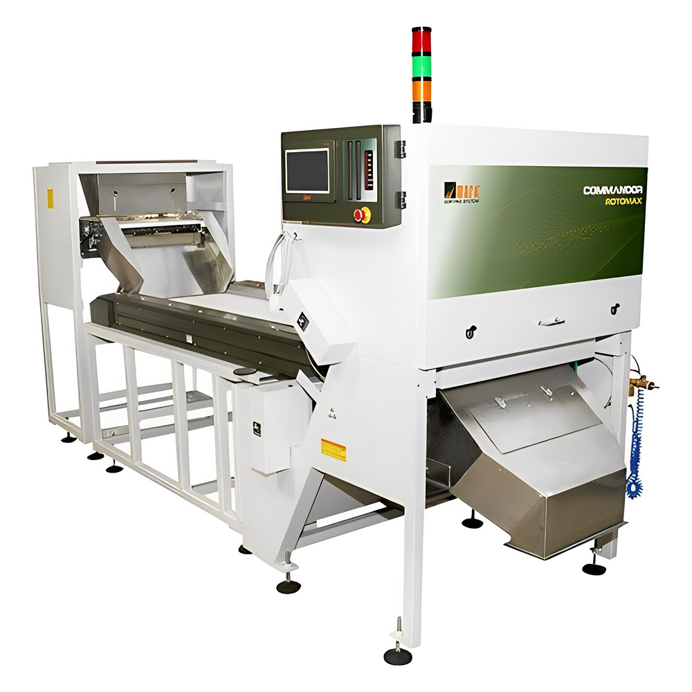 Belt Type Color Sorter Machine - 300 mm Ultra Wide Trough, 600mm Belt Size | 1ms Quick Response, Intelligent Image Processing, Low Power Consumption, High-Speed Communication, Remote Control with Cloud Connectivity
