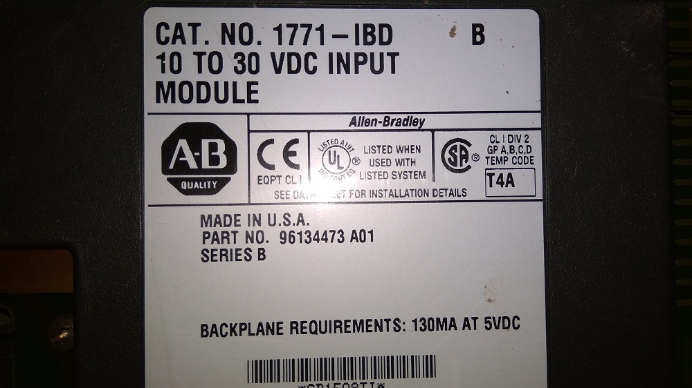 Allen Bradley Dc Input Module