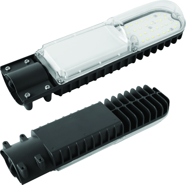 Led Street Light - Aluminium Die-cast, 50 Watt, 390x170x55mm, Black | High Brightness, Energy Efficient, Easy Installation, Professional Design