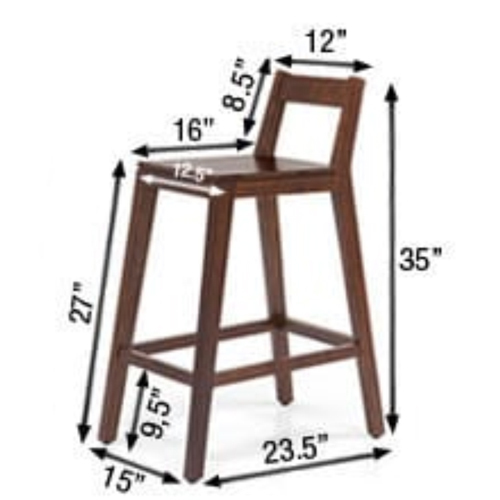 Wooden Bar Chair