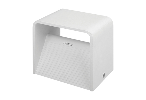 White Led Box Wall Light