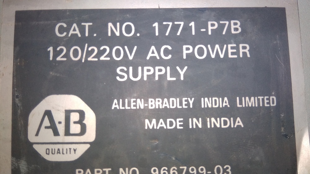 Allen Bradley Ac Power Supply