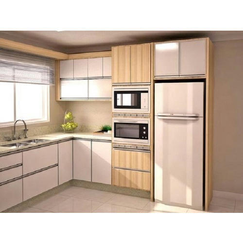 L Shaped Modular Kitchen